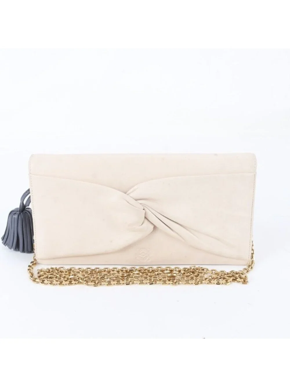 Loewe Anagram Leather Chain Shoulder Bag